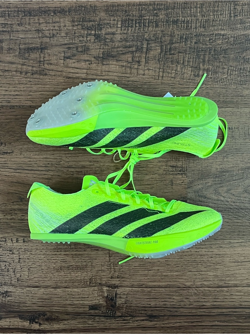 Adidas Adizero Prime SP 3 Strung ‘Lucid Lemon Black’ (size mens 7/wmns 8)